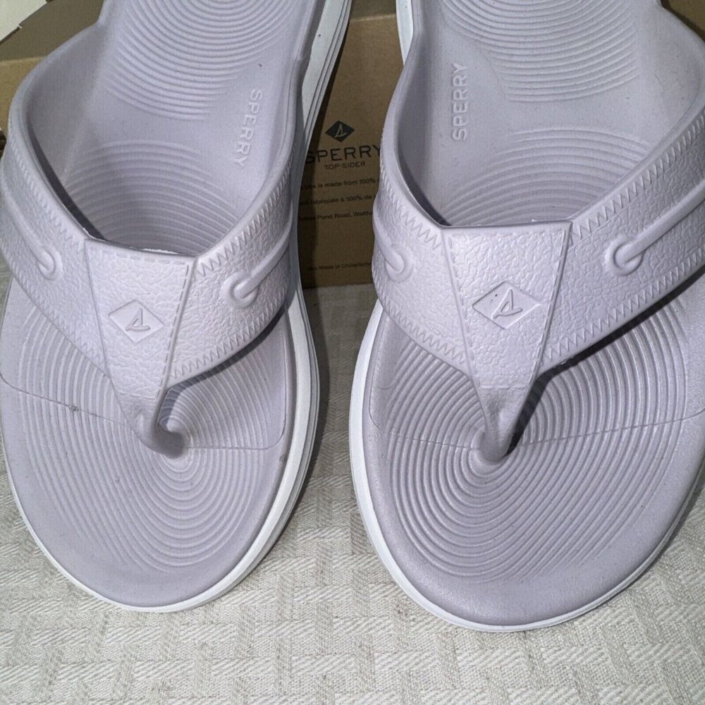 Sperry Float Thong Sandals Windward Lilac Size 8 M - image 4